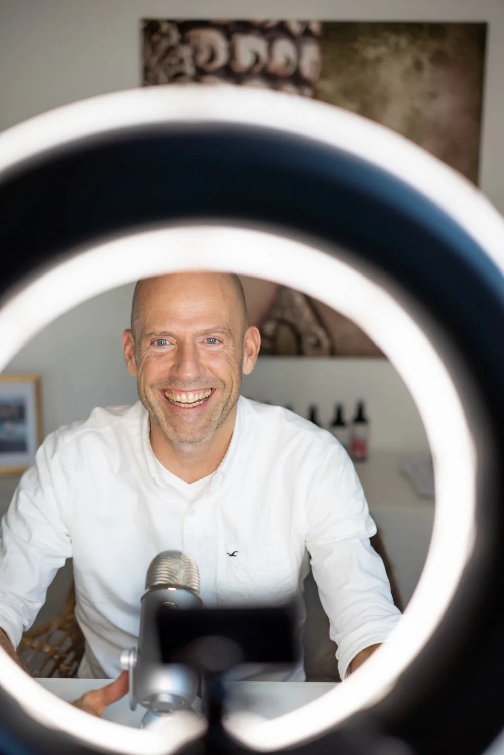 Dirk Heilenmann bei einer Aufnahme für die Akademie