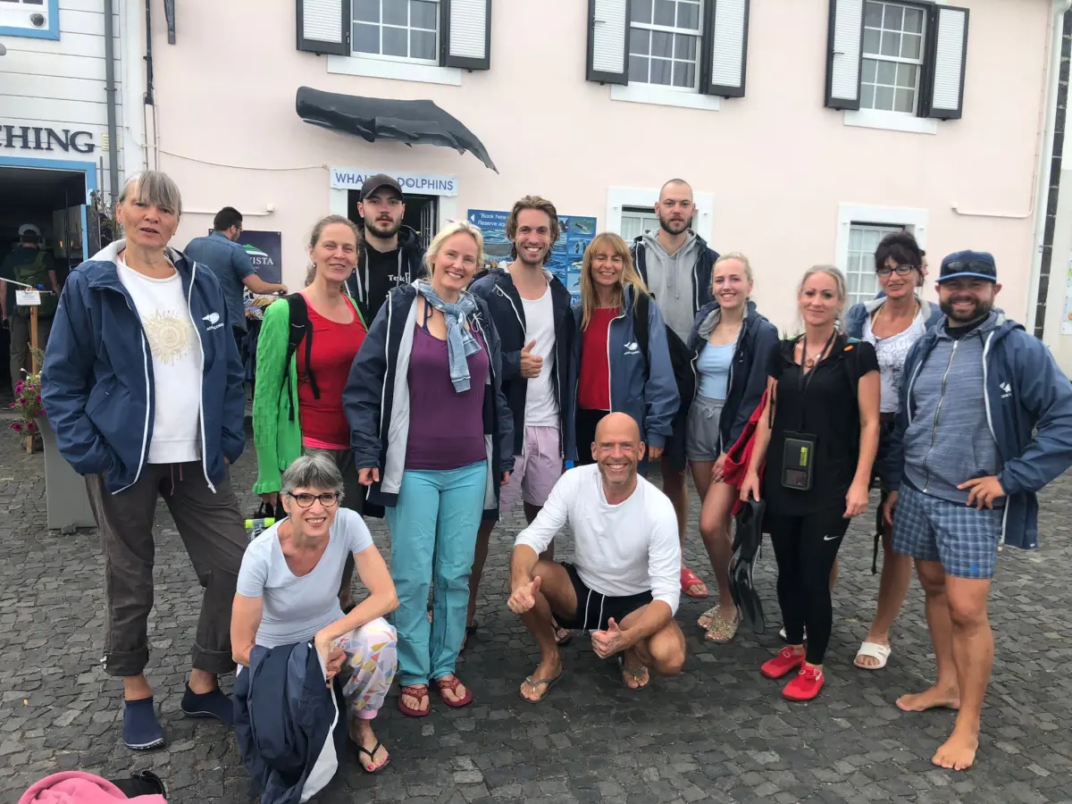 Die Retreat-Gruppe auf der Insel Pico